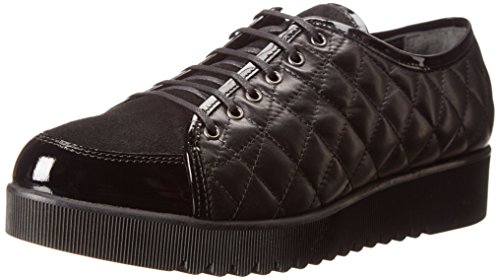 Aquatalia By Marvin K Womens Angelina Flat Black Quilted Calf