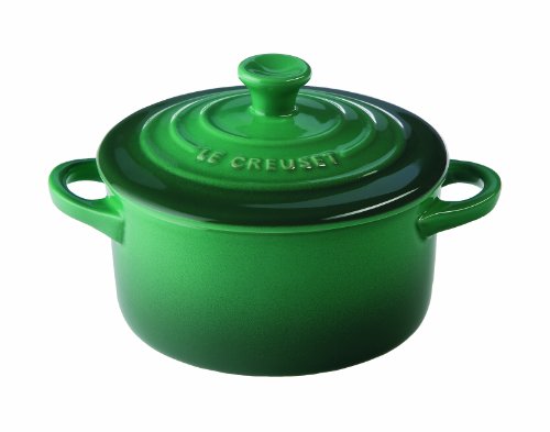Le Creuset Stoneware 8-Ounce Petite Round Covered Casserole, Fennel