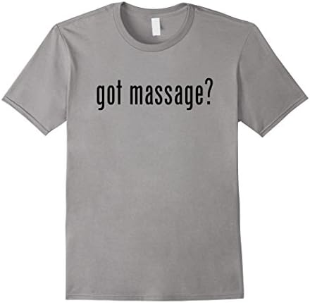 Men's Massage Therapist "Got Massage?" t-shirt Medium Slate