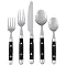 Jubilee 20-pc. Flatware Set- Black