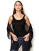 Azuri Silk Chiffon Wrap - 110 Colors, Black