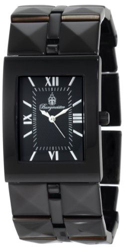 Burgmeister Venus BM501-422 Damen Quarz Uhr schwarz schwarzes Zifferblatt