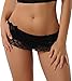 Ebony Lace Up Skirted Thong Black P183300