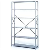 Lyon Workspace Products 8041 8000 Series Open Shelving - 6 Shelves: 84' H x 36' W x 18' D
