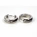 Sterling Silver Plain Hoop Earrings - Size: 12mm