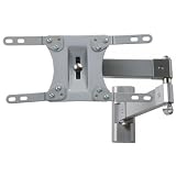 VideoSecu LCD TV Wall Mount for most 15" to 37" LCD LED TV Monitor Flat Screen Display with Removable Mount Adaptor, Full Motion Arm Extends up to 20" ML513SKIT