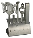 Barmixer / Baarkeeper  Cocktail Set 6 Teilig aus Edelstal