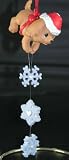 Precious Moments Christmas Ornament Dog Snowflake NEW!