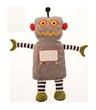 Kids Hot Water Bottles With Cat, Doll, Robot & Spider Style Covers, Robot