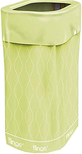 Flings Bins Pop Up Trash Bin-Green-Single Pack