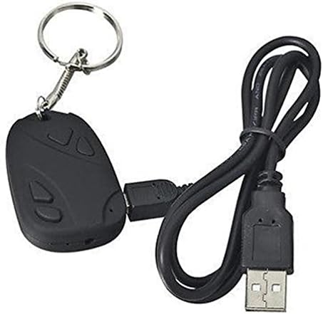YYCAM Car Keychain Mini Camera - Hidden Pinhole Digital Video Recorder - Free 8GB SD Card Included -PC WebCam Functionality - Easy USB Plug &amp; Play For PC's &amp; Mac's - Car Remote DVR