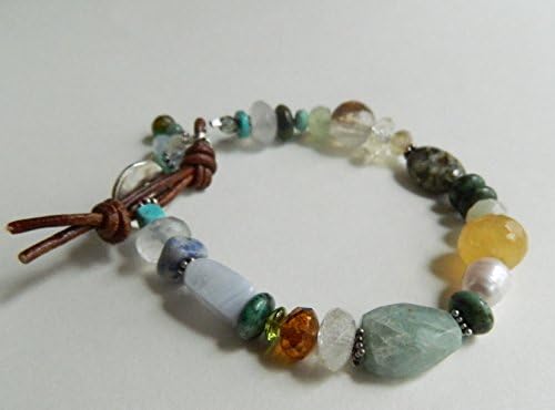 Mixed Gemstone and Crystals Four Seasons Bracelet