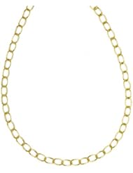 18KT Yellow Solid Oval 6.5mm Bracelets Length = 18