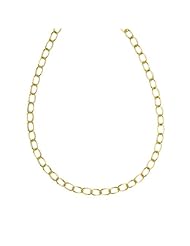 CleverEves 18Kt Yellow Gold Solid Oval 6.5mm Bracelet