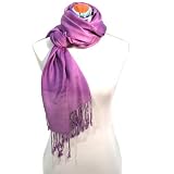 Juicy Sateen Pashmina Wrap - Purple