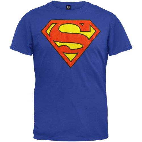  Superman Shield Logo Blue T-Shirt