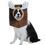 Mounted Moose Head Dog Costume Pet Large