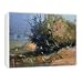 Apple Bush with Fence (oil on canvas) by.. - Canvas - Medium - 30x45cm
