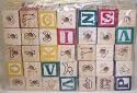 Super Bird Creations ABC Blocks 1 1/8in 70 CT Toy Part