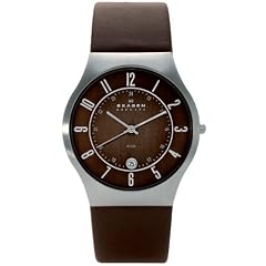 Skagen Herrenarmbanduhr Slimline Leder 233XXLSLDD