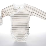Produkt-Bild: natubini Baby Newborn Body, rosa und beige gestreift, Langarm, Gr&ouml;&szlig;e 44-62/68