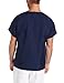Landau Scrub Zone Unisex Relaxed Fit 1-Pocket V-Neck Scrub Top 71221 Navy