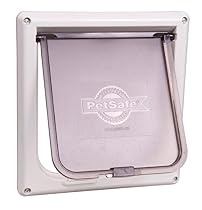 PetSafe Interior 2-Way Locking Cat Door, White
