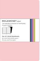 Moleskine Volant Notebook Ruled, Pink Xsmall: Set of 2