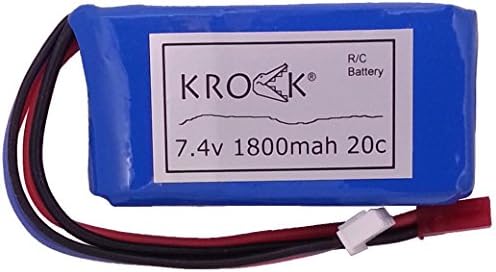 KROCK® 7.4v 1800mah 20c Li-po Battery for WL Toys V913 RC Helicopter