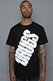 Freshjive The Drugs Tee in Black,T-shirts for Men