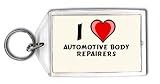 I love Automotive Body Repairers Keychain