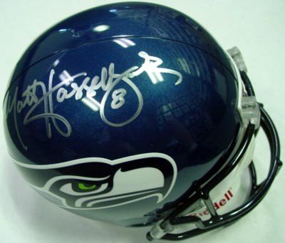 Matt Hasselbeck Autographed/Hand Signed Seattle Seahawks Full Size Deluxe Replica Helmet