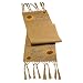Grasslands Road Indian Summer Fields of Gold Sunflower Burlap Tablerunner with Tassles