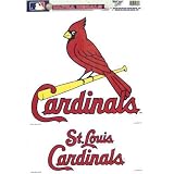 ST. LOUIS CARDINALS REMOVABLE CAR TRUCK WINDOW WALL DECAL SET (2)