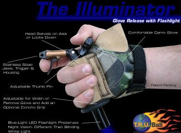 Buy T.R.U. Ball Release Products Illum Light Glv Rlse L Rh by T.R.U. Ball Release Products