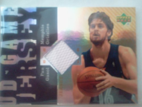 2006 07 Ud Reserve Pau Gasol Ud Game Jersey #Ud-pg