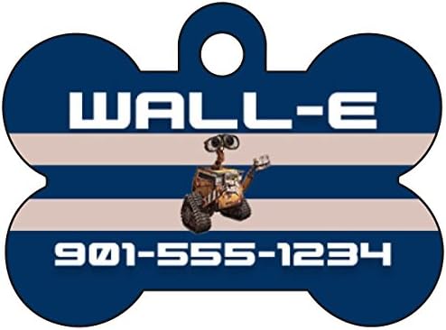 Wall-E Dog Tag Pet Id Tag Personalized w/ Name & Number