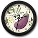 Greek Garden Round Acrylic Wall Clock