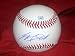 Matt Antonelli Autographed ROLB Baseball, San Diego Padres, Proof Photo of Matt Signing for Us.
