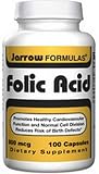 Jarrow Formulations Jarrow Folic Acid, 100 Capsules (Pack of 4)