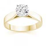 3.08 Carat D/IF Round Brilliant Certified Diamond Solitaire Engagement Ring in 18k Yellow Gold