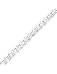 Sterling Silver 7.1mm Fancy Link Chain - 24 Inch