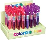 COLOR CLICK PEN DISPLAY OF 24
