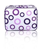 Elegant Touch Medium Purple Rings Make-up Bag 