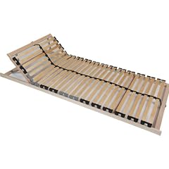 PRO 5-Zonen Lattenrost Kopfteil verstellbar, Mittelgurt, 28-Leisten 90x200cm FB120 (bis 120kg)