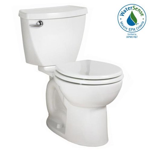 American Standard 3011.128.020 Cadet-3 FloWise Round Front Toilet Bowl with Fully Glazed 2-1/8-Inch Trapway, White (Bowl Only)