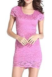 Sexy Spring Summer Winter Lace Cutout Short Sleeves Polyester/Spandex Bodycon Dress/Club Dress/Party Dress/Mini Dress 