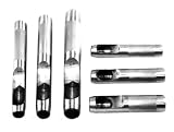 41MfhvX7XVL. SL160  Heavy Duty 6 Piece Large Hollow Punch Set   Metal, Wood, Leather, Plastic