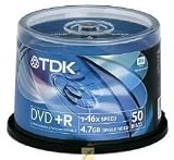 TDK DVD+R 16x Printable Matt 50pk