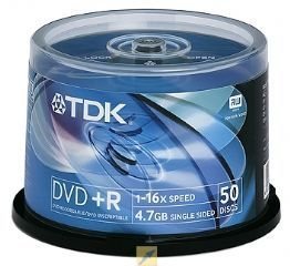 Childrens Toyshop  Computer : TDK DVD+R 16x Printable Matt 50pk